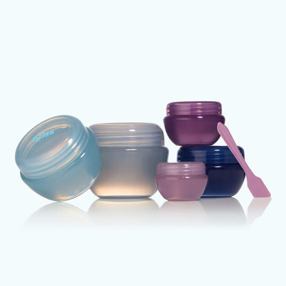 Spa To Go Reusable Travel Jar + Spatula Set