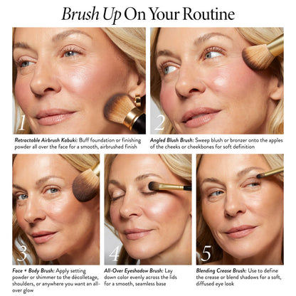 5PC Full Face Brush Set