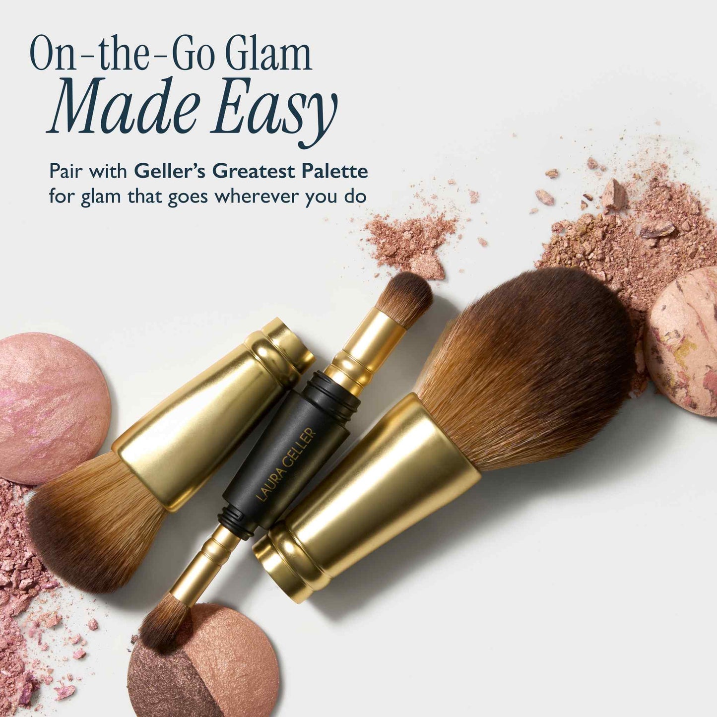 Geller To-Go 4-in-1 Travel Makeup Brush